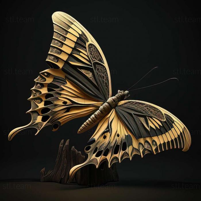 3D model Papilio rutulus (STL)